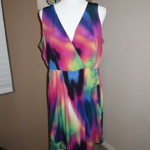EUC Emma & Michelle Multi-Tone Mini Dress - L